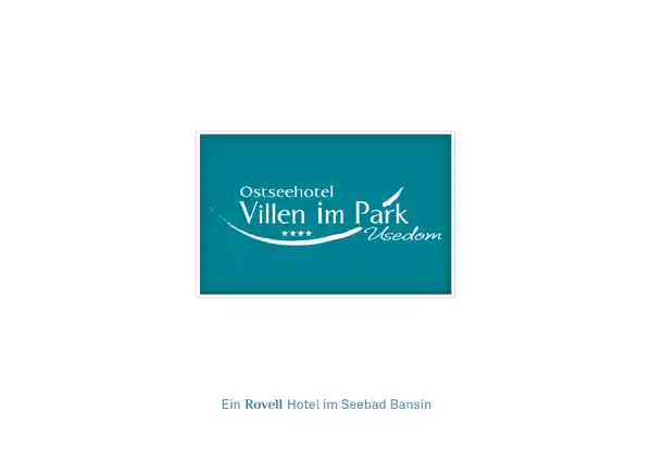 Unsere Broschüre gibt Ihnen einen ersten Überblick über das Ostseehotel - Villen im Park